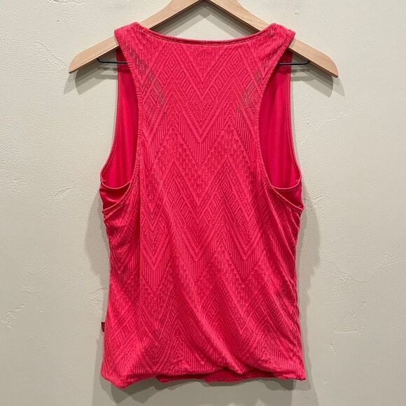 Prana Mika Double Layer Racer Tank Pink - Size: Large - Picture 2 of 6